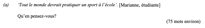 'Tout-le-monde-devrait-pratiquer-un-sport-à-l'école'-Leaving Cert French-Question 1(a)-2003.png