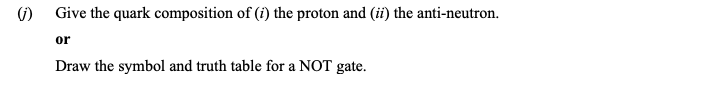 Give-the-quark-composition-of-(i)-the-proton-and-(ii)-the-anti-neutron-Leaving Cert Physics-Question j-2015.png