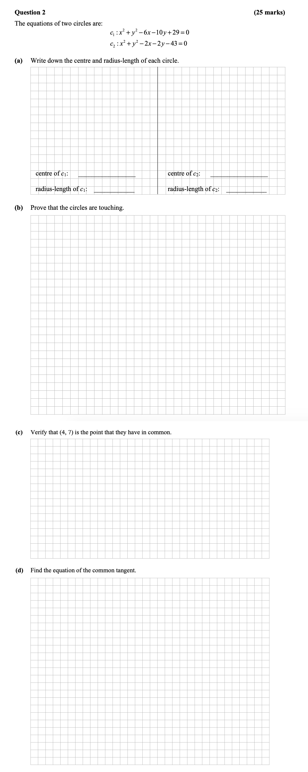 The-equations-of-two-circles-are:---$c_1-:-x^2-+-y^2---6x---10y-+-29-=-0$---$c_2-:-x^2-+-y^2---2x---2y---43-=-0$--(a)-Write-down-the-centre-and-radius-length-of-each-circle-Leaving Cert Mathematics-Question 2-2012.png