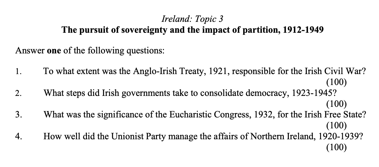 To-what-extent-was-the-Anglo-Irish-Treaty,-1921,-responsible-for-the-Irish-Civil-War?--The-Anglo-Irish-Treaty,-signed-in-December-1921,-was-a-pivotal-moment-in-Irish-history-Leaving Cert History-Question 1-2008.png