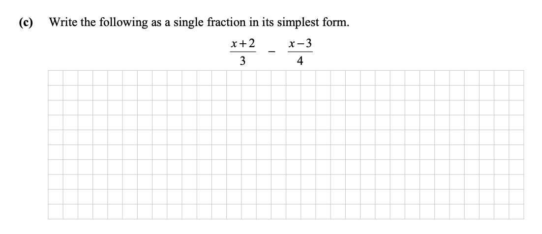 Write-the-following-as-a-single-fraction-in-its-simplest-form-Junior Cycle Mathematics-Question c-2011.png
