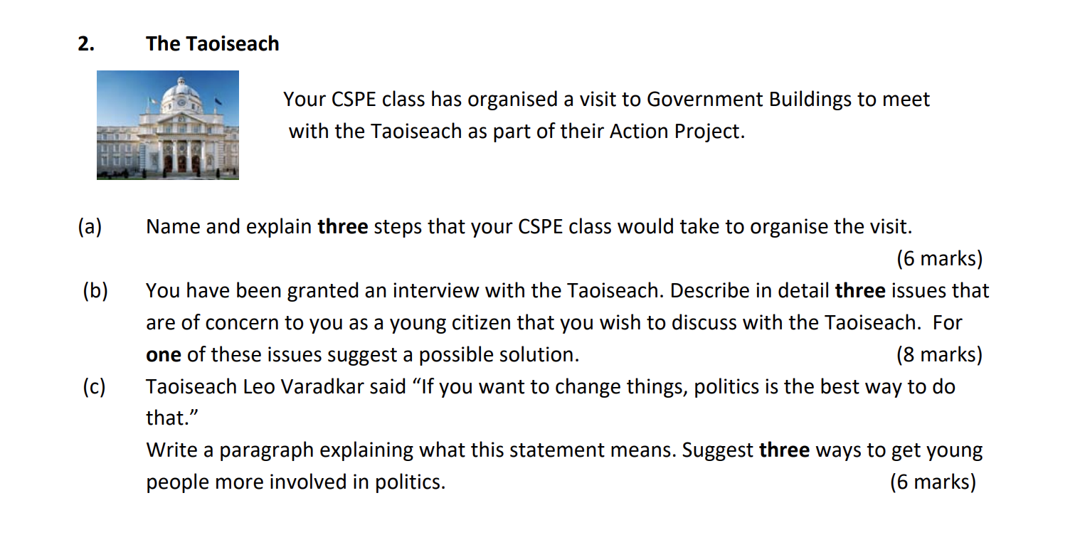 Your-CSPE-class-has-organised-a-visit-to-Government-Buildings-to-meet-with-the-Taoiseach-as-part-of-their-Action-Project-Junior Cycle CSPE-Question 2-2019.png