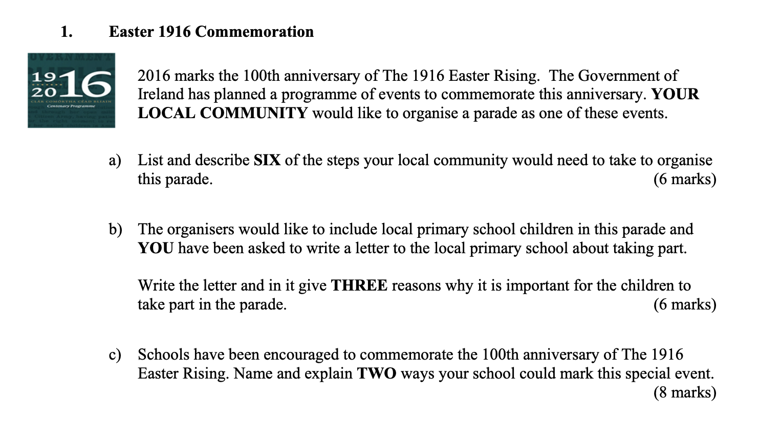 2016-marks-the-100th-anniversary-of-The-1916-Easter-Rising-Junior Cycle CSPE-Question 1-2016.png