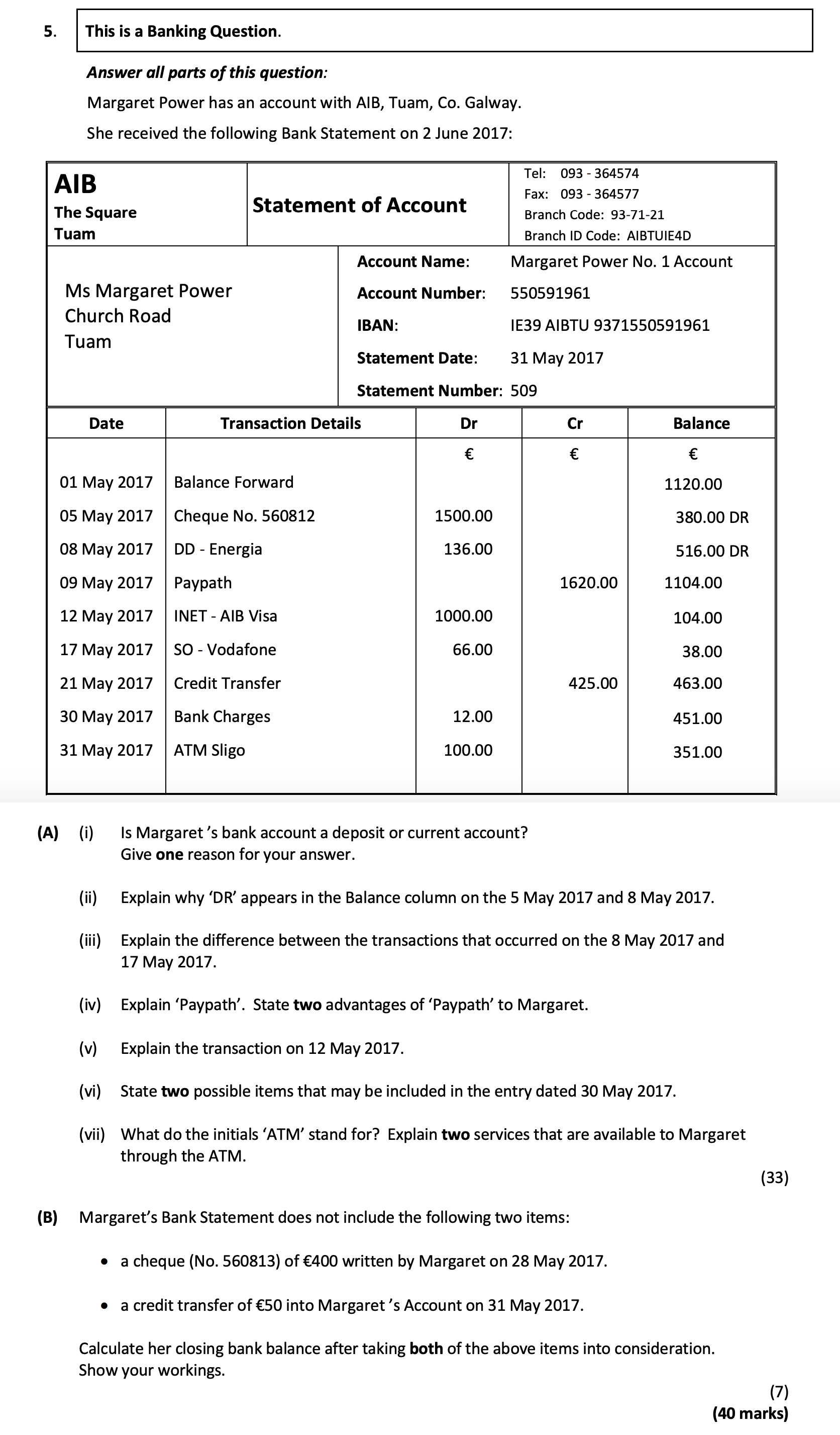 This-is-a-Banking-Question-Junior Cycle Business Studies-Question 5-2017.png