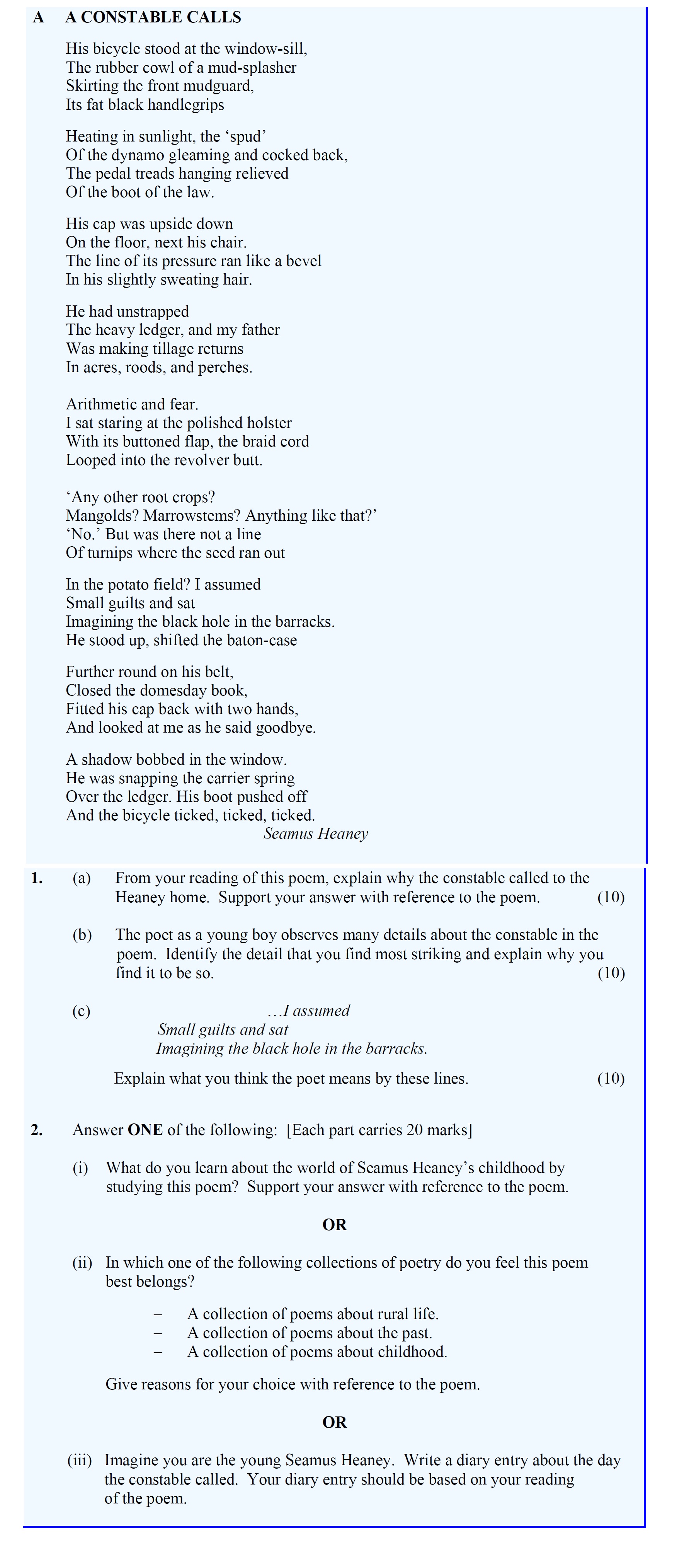 From-your-reading-of-this-poem,-explain-why-the-constable-called-to-the-Heaney-home-Leaving Cert English-Question 1-2012.png
