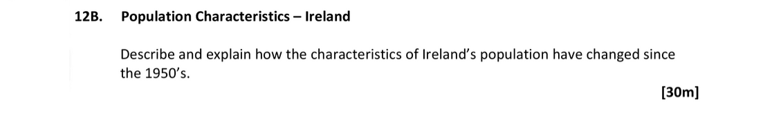 Describe-and-explain-how-the-characteristics-of-Ireland’s-population-have-changed-since-the-1950’s.-Leaving Cert Geography-Question 12B-2018.png