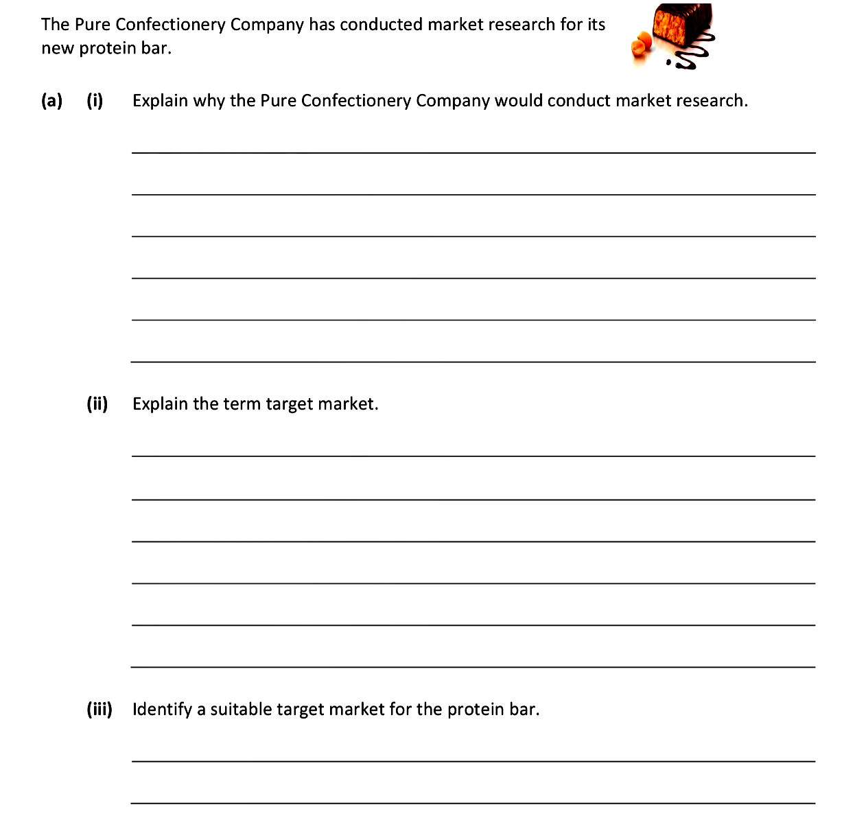 The-Pure-Confectionery-Company-has-conducted-market-research-for-its-new-protein-bar-Junior Cycle Business Studies-Question 18-2017.png