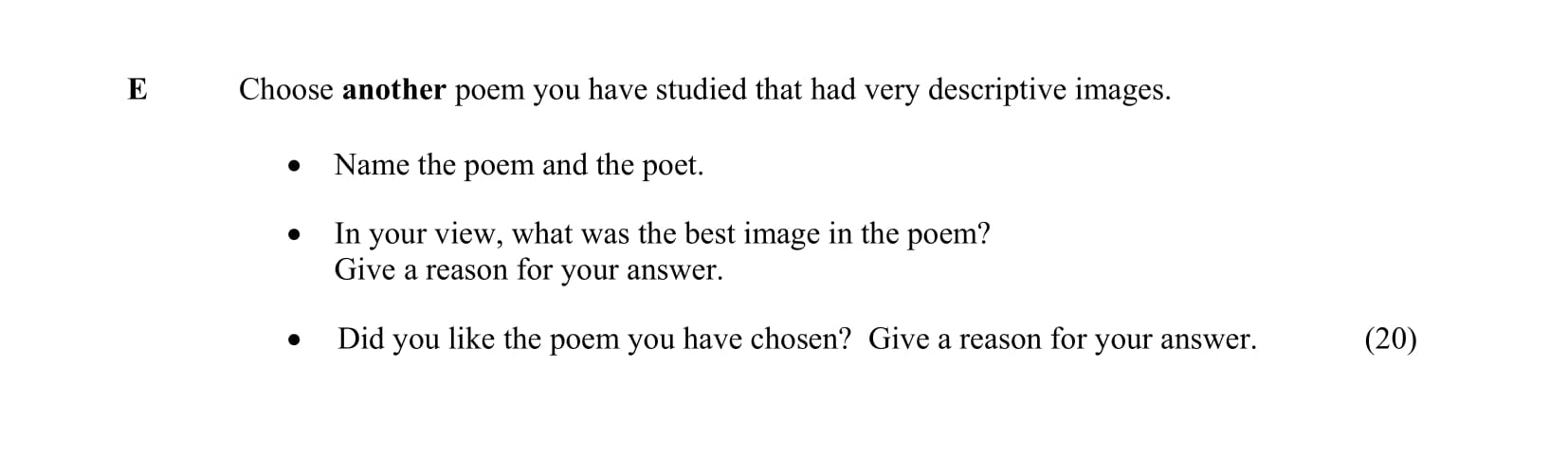 Choose-another-poem-you-have-studied-that-had-very-descriptive-images-Junior Cycle English-Question E-2016.png