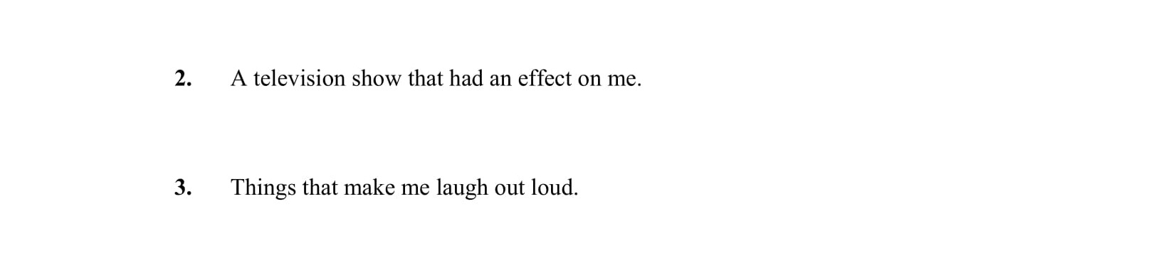 A-television-show-that-had-an-effect-on-me-Junior Cycle English-Question 2-2014.png