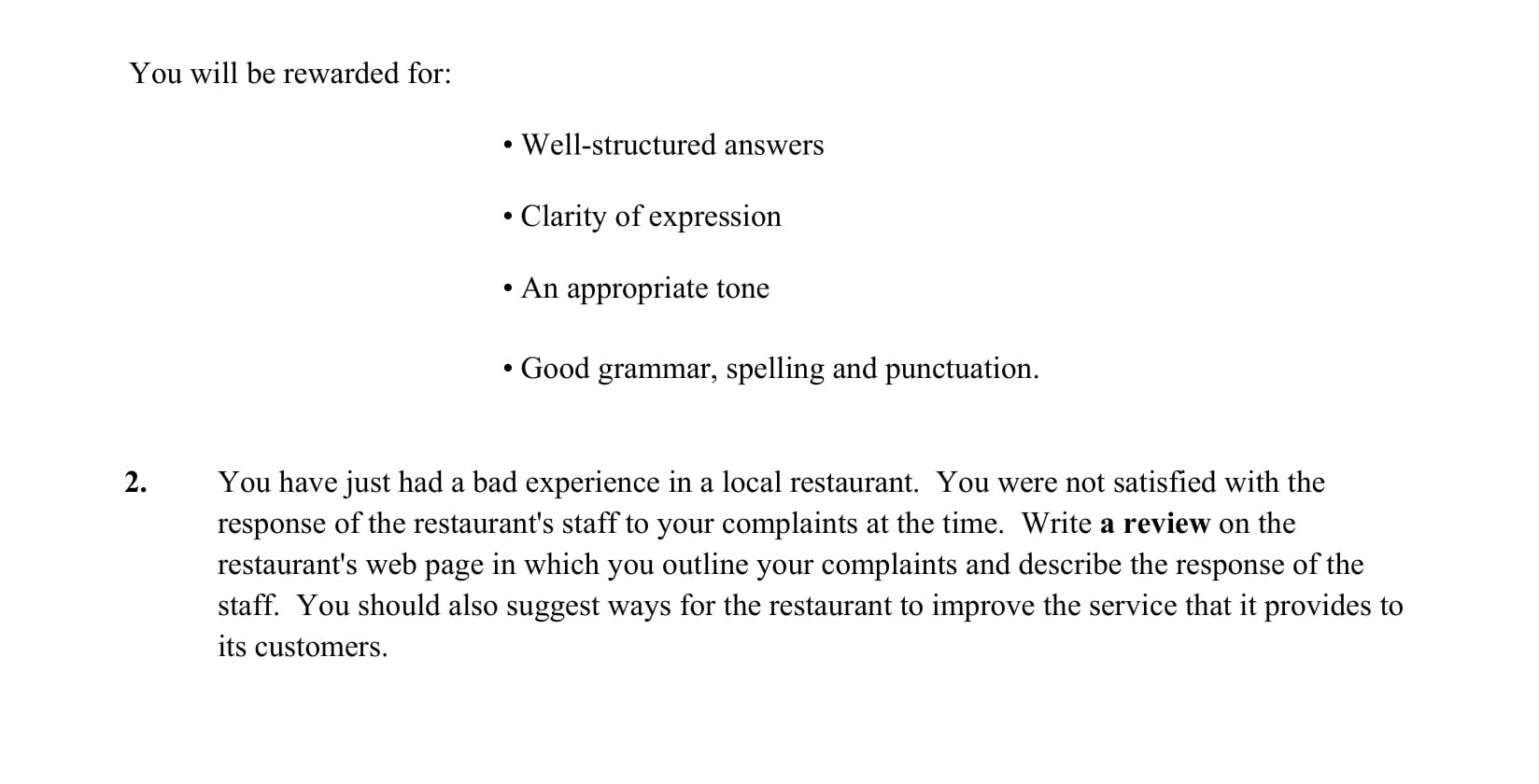 You-have-just-had-a-bad-experience-in-a-local-restaurant-Junior Cycle English-Question 2-2013.png