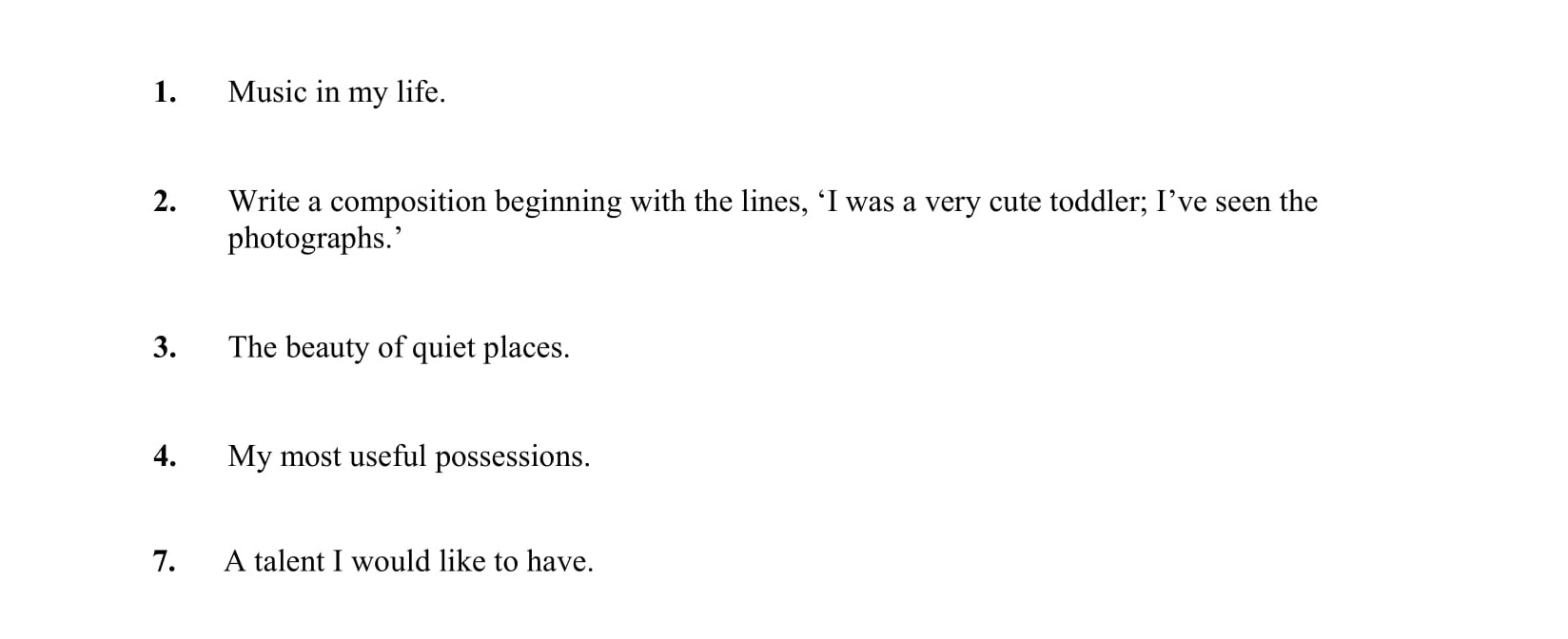 Write-a-composition-beginning-with-the-lines,-'I-was-a-very-cute-toddler;-I've-seen-the-photographs.'-Junior Cycle English-Question 2-2010.png