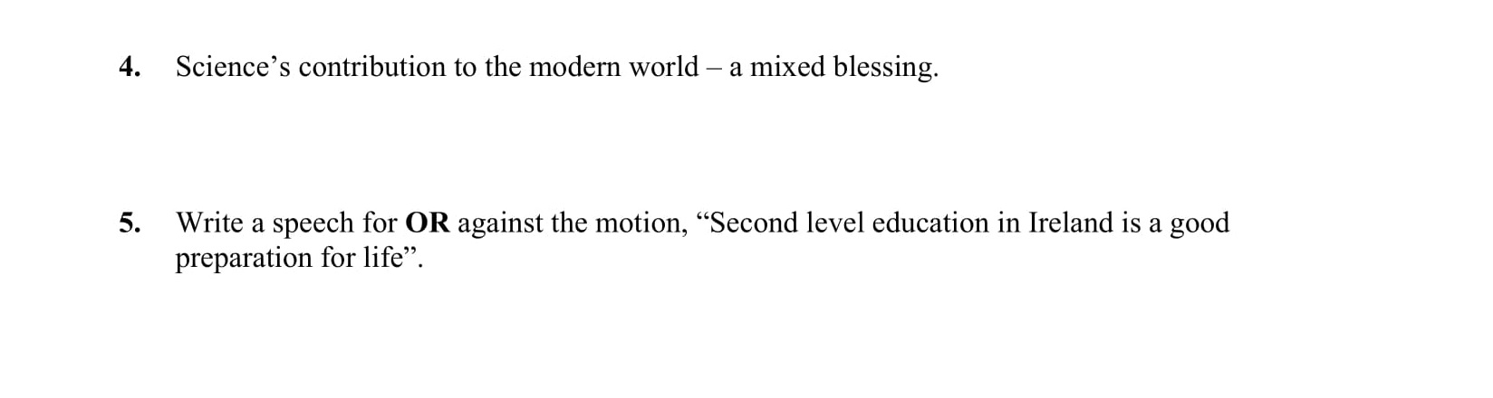 Science’s-contribution-to-the-modern-world-–-a-mixed-blessing-Junior Cycle English-Question 4-2007.png