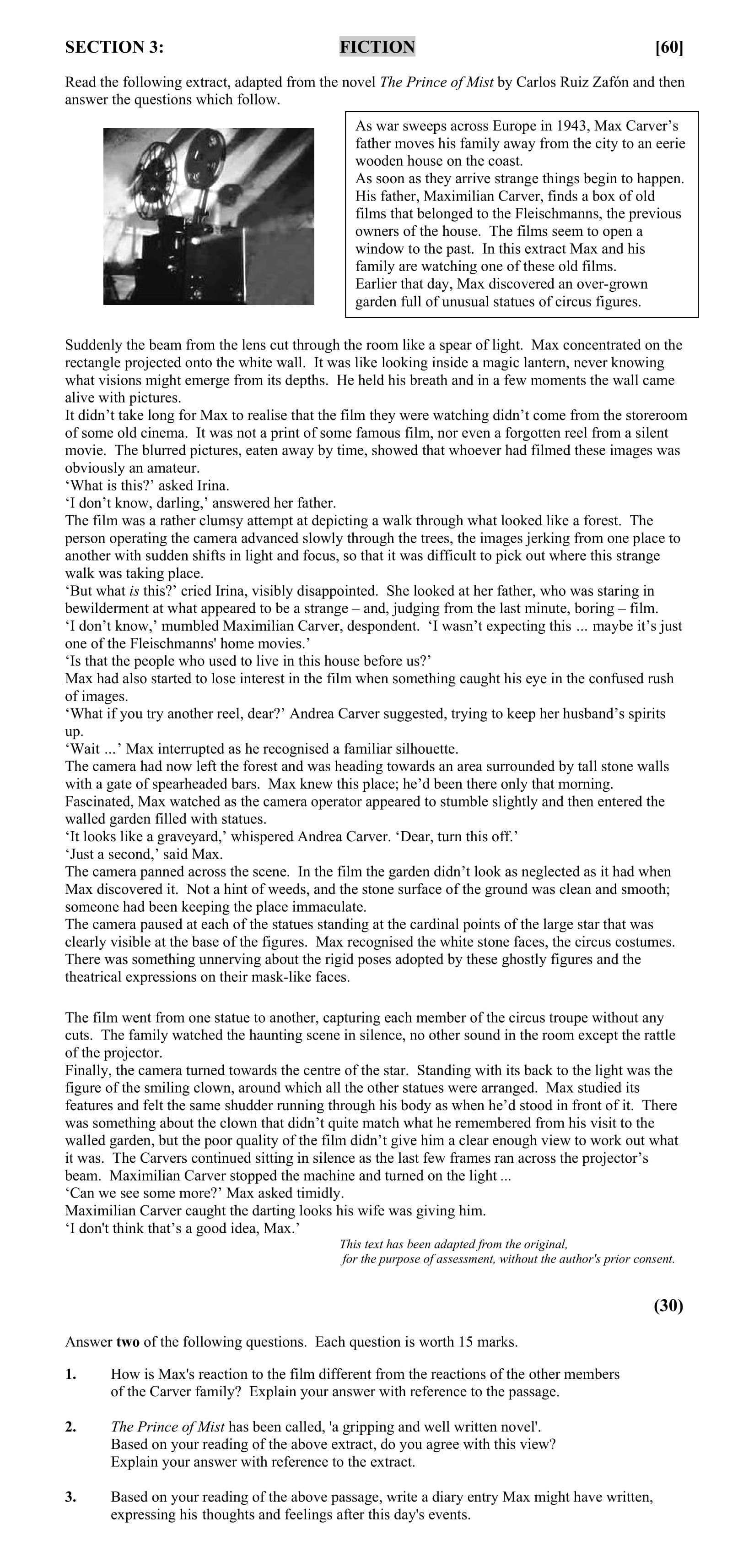How-is-Max's-reaction-to-the-film-different-from-the-reactions-of-the-other-members-of-the-Carver-family?-Explain-your-answer-with-reference-to-the-passage-Junior Cycle English-Question 1-2013.png