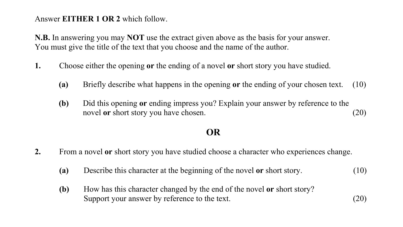 1.-Choose-either-the-opening-or-the-ending-of-a-novel-or-short-story-you-have-studied-Junior Cycle English-Question 1-2005.png