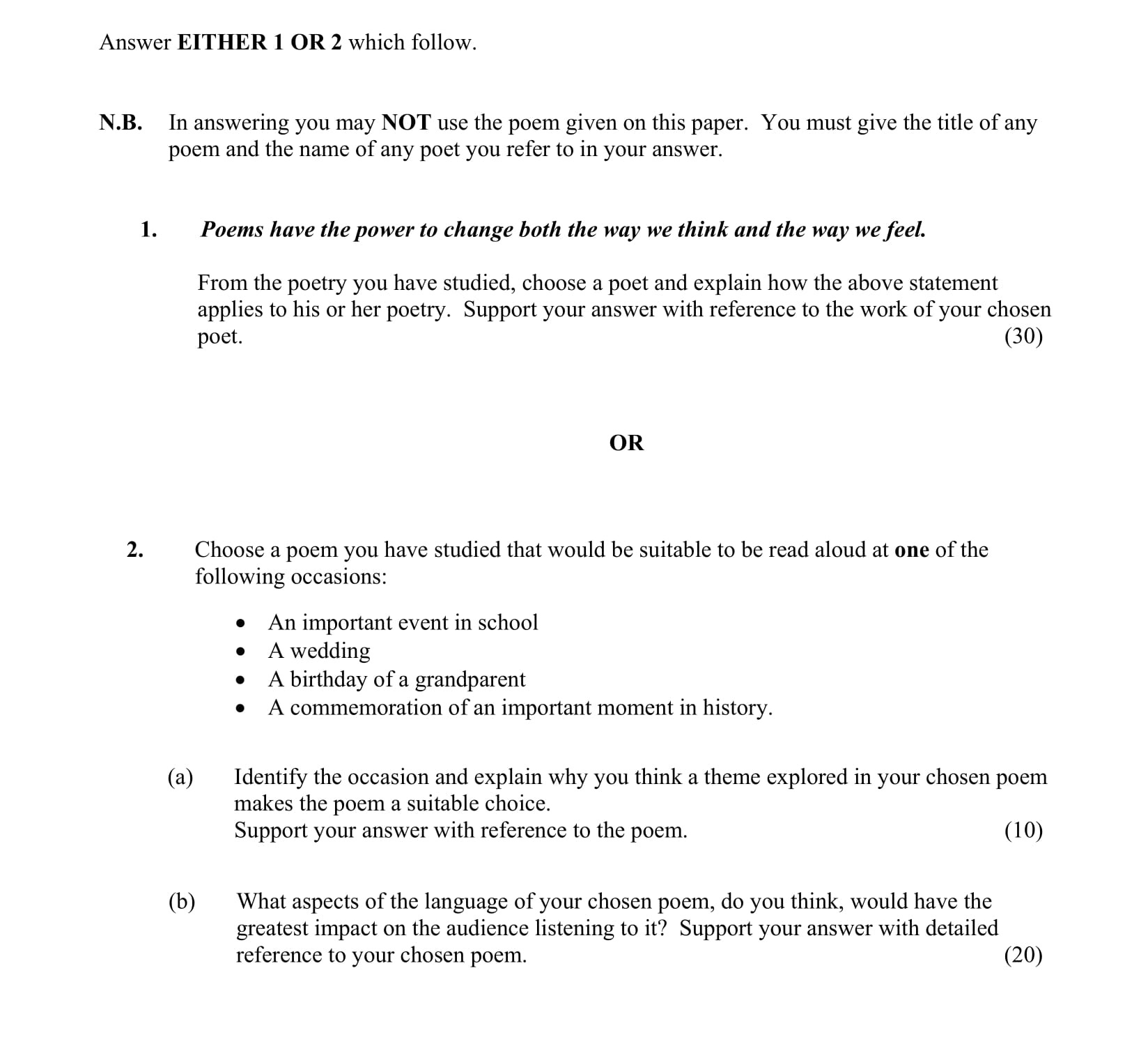 Poems-have-the-power-to-change-both-the-way-we-think-and-the-way-we-feel-Junior Cycle English-Question 1-2016.png