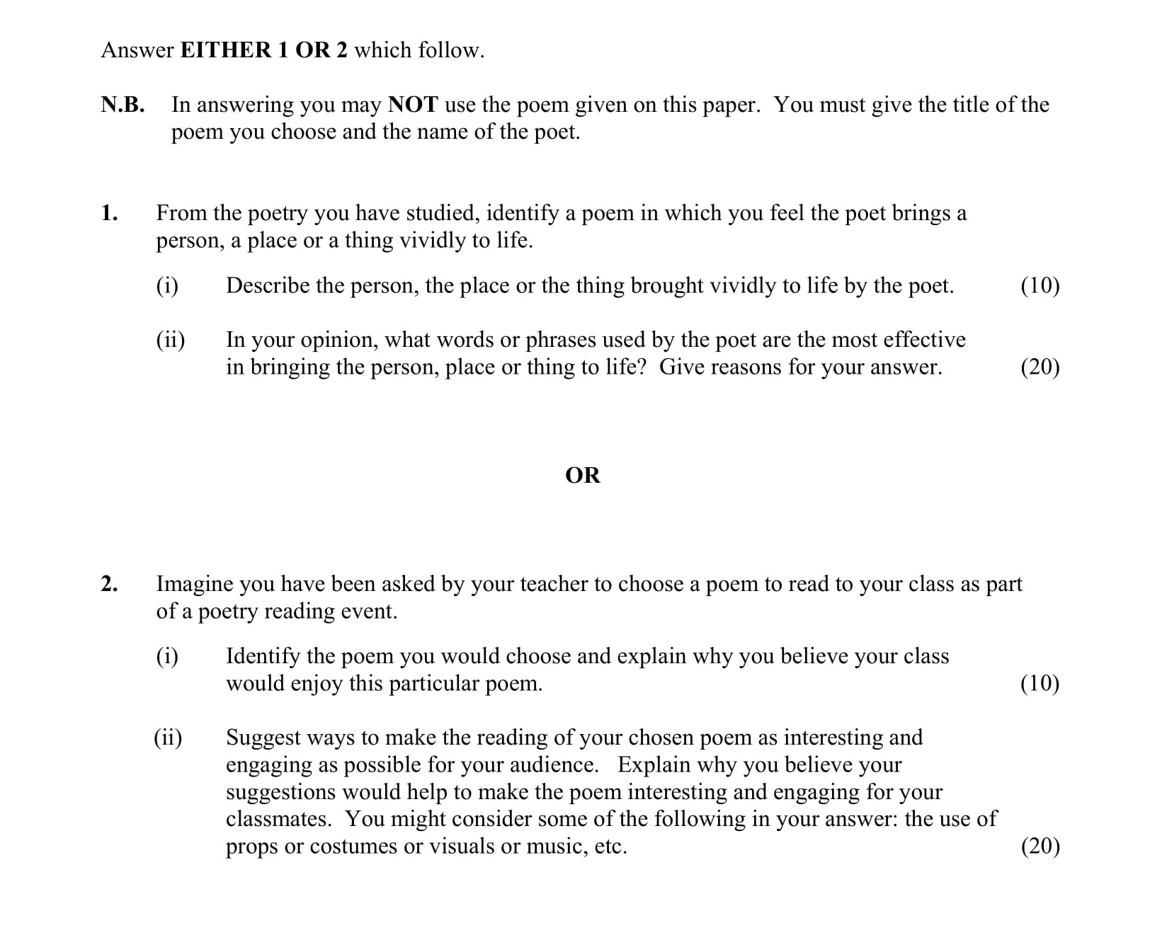 From-the-poetry-you-have-studied,-identify-a-poem-in-which-you-feel-the-poet-brings-a-person,-a-place-or-a-thing-vividly-to-life-Junior Cycle English-Question 1-2011.png