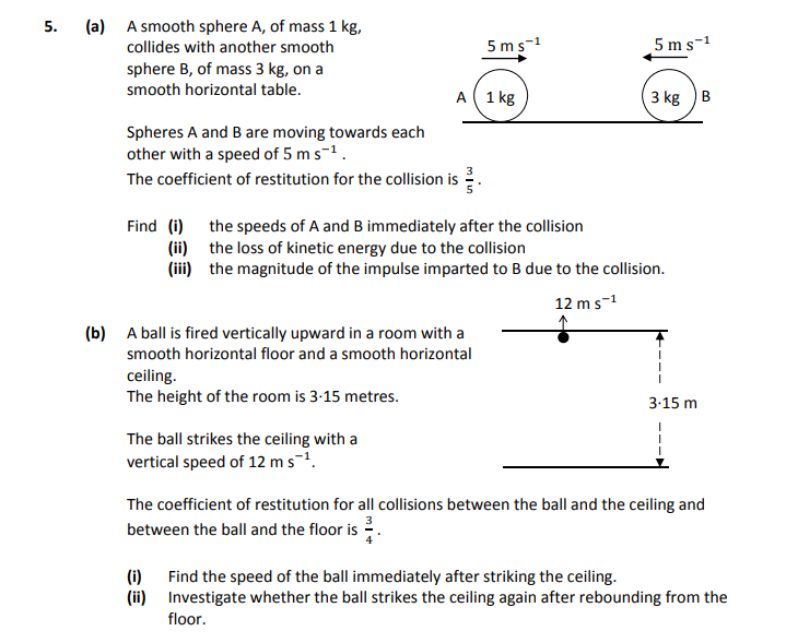 A-smooth-sphere-A,-of-mass-1-kg,-collides-with-another-smooth-sphere-B,-of-mass-3-kg,-on-a-smooth-horizontal-table-Leaving Cert Applied Maths-Question 5-2017.png