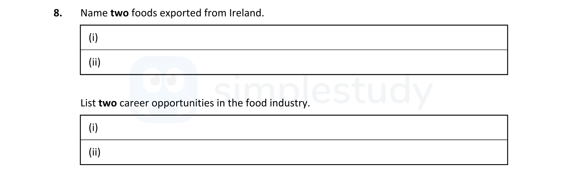 Name-two-foods-exported-from-Ireland-Leaving Cert Home Economics-Question 8-2020.png