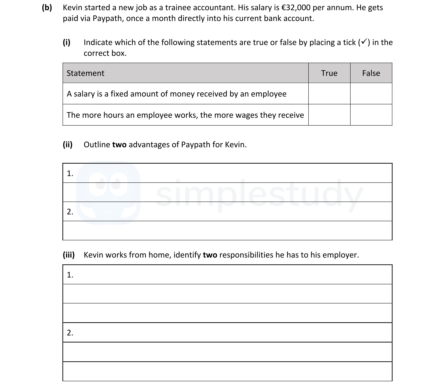 Kevin-started-a-new-job-as-a-trainee-accountant-Junior Cycle Business Studies-Question b-2022.png