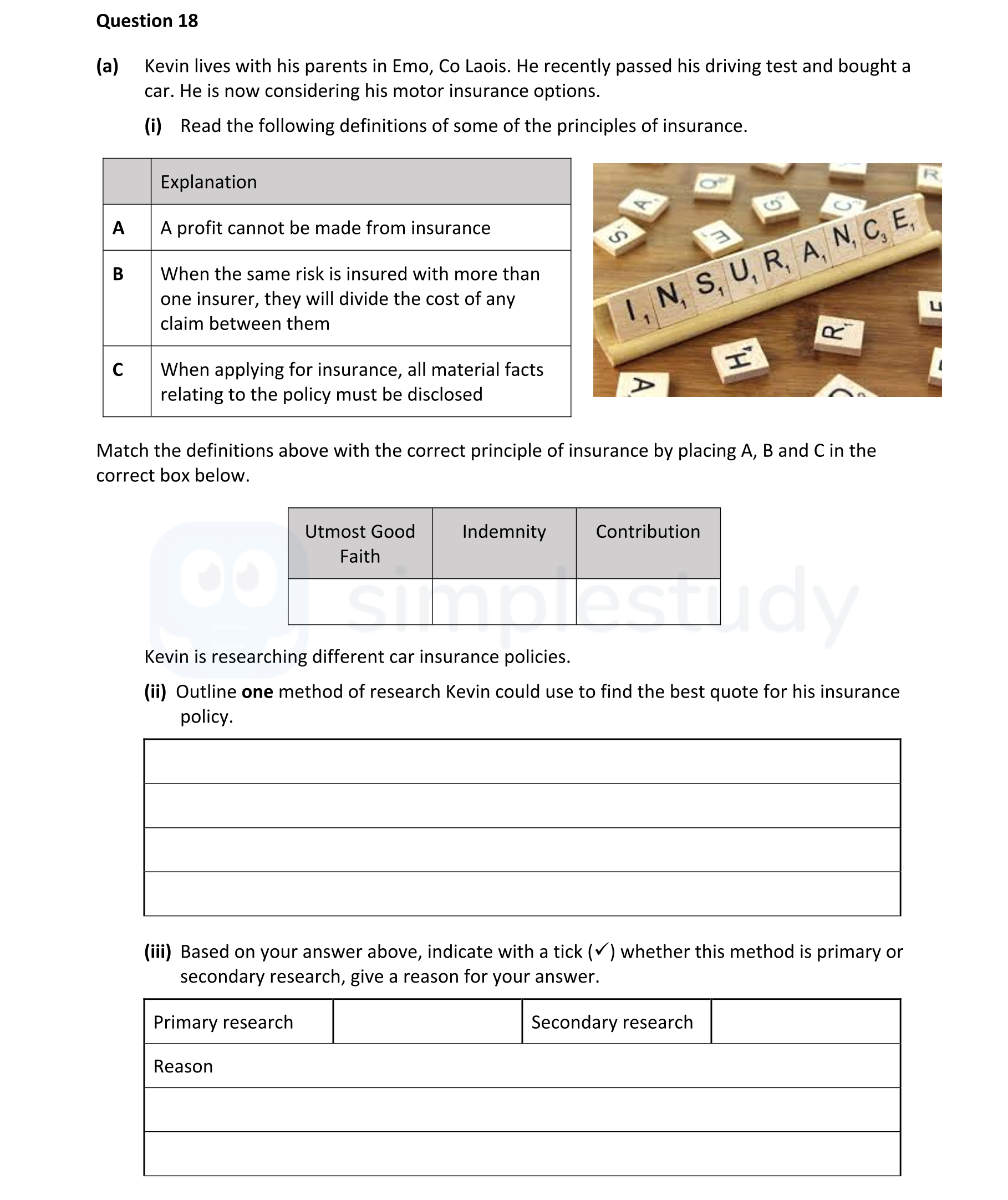 Kevin-lives-with-his-parents-in-Emo,-Co-Laois-Junior Cycle Business Studies-Question 18-2022.png