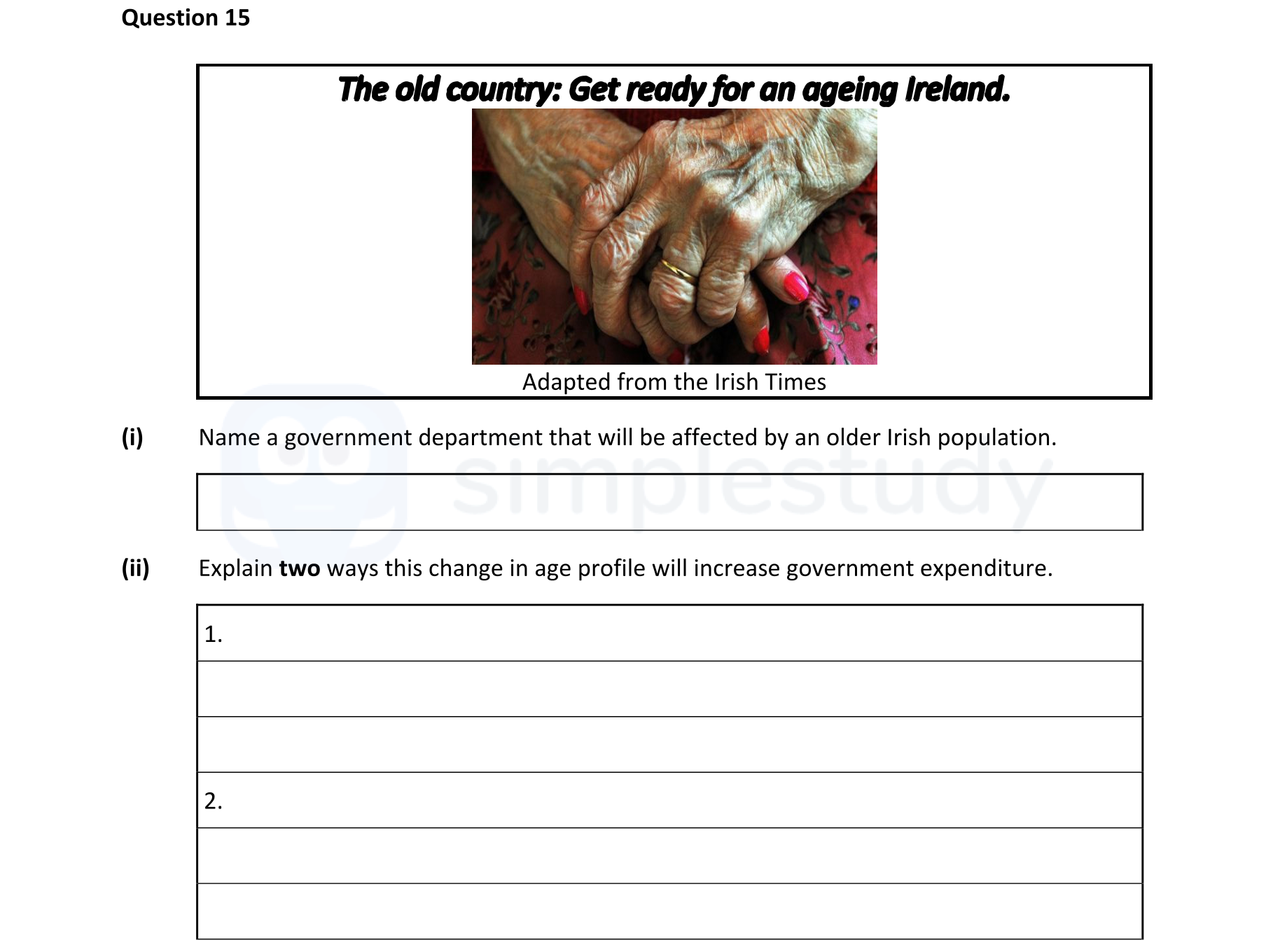 The-old-country:-Get-ready-for-an-ageing-Ireland-Junior Cycle Business Studies-Question 15-2022.png