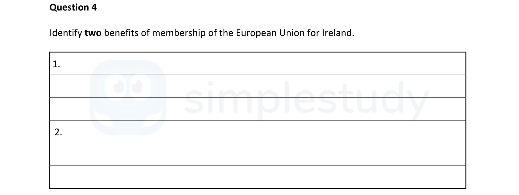 Identify-two-benefits-of-membership-of-the-European-Union-for-Ireland-Junior Cycle Business Studies-Question 4-2022.png