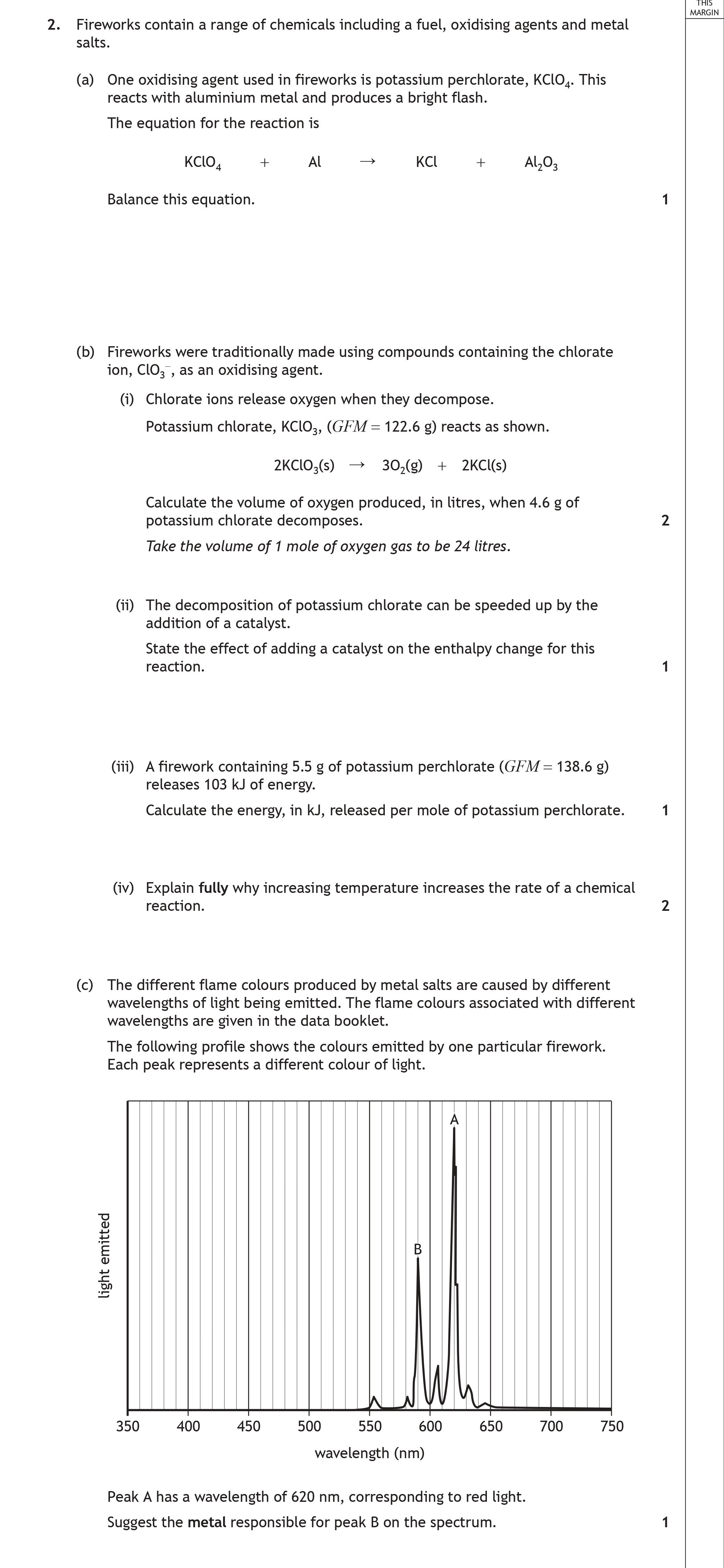 Fireworks-contain-a-range-of-chemicals-including-a-fuel,-oxidising-agents-and-metal-salts-Scottish Highers Chemistry-Question 2-2022.png
