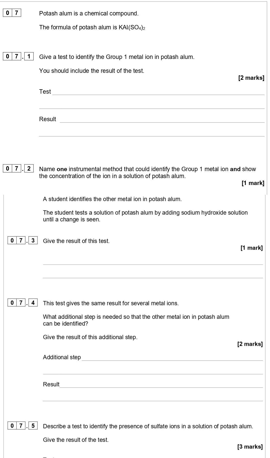Potash-alum-is-a-chemical-compound-AQA-GCSE Chemistry-Question 7-2021-Paper 2.png