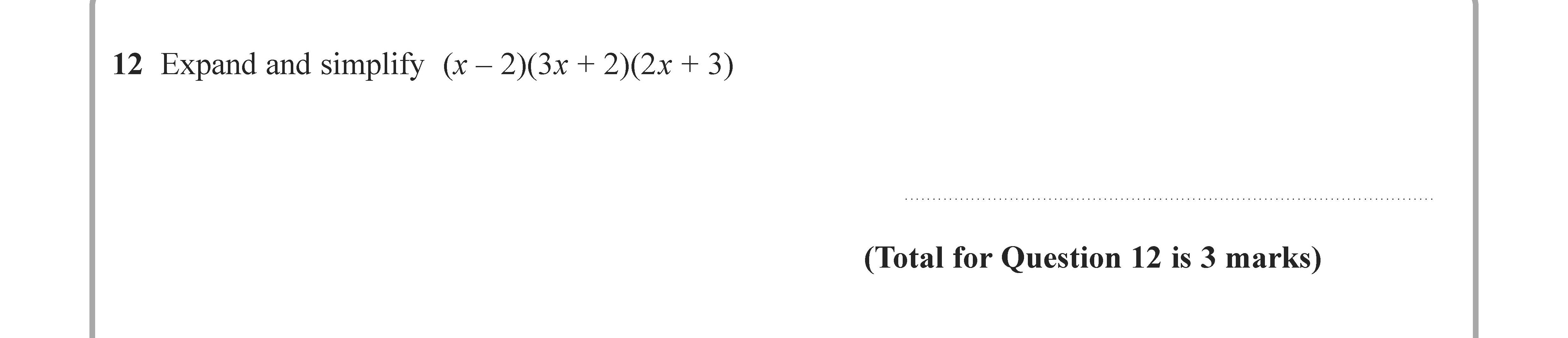 Expand-and-simplify-$(x---2)(x^2-+-2x-+-3)$--(Total-for-Question-12-is-3-marks)-Edexcel-GCSE Maths-Question 13-2021-Paper 2.png