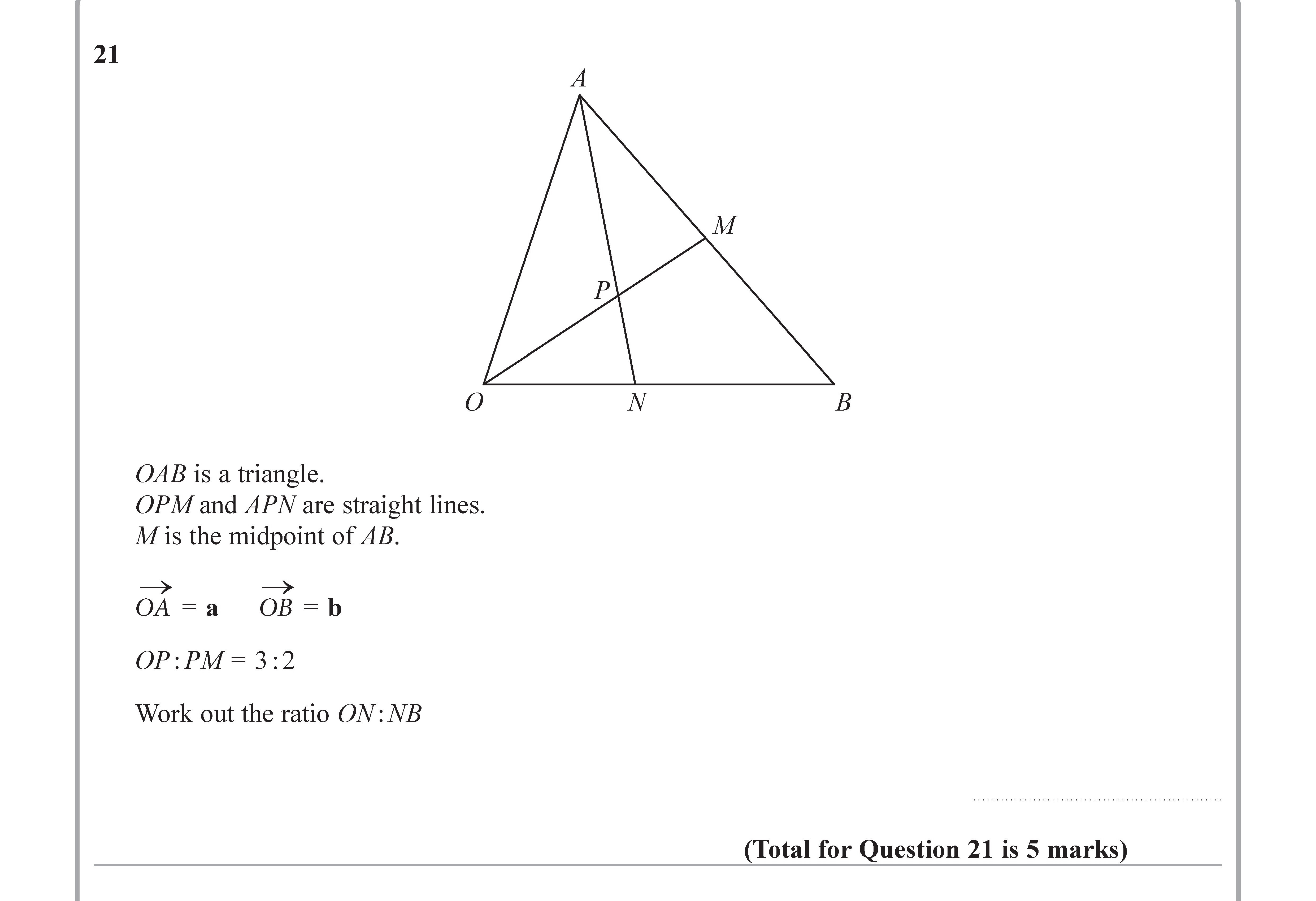 OAB-is-a-triangle-Edexcel-GCSE Maths-Question 22-2018-Paper 1.png