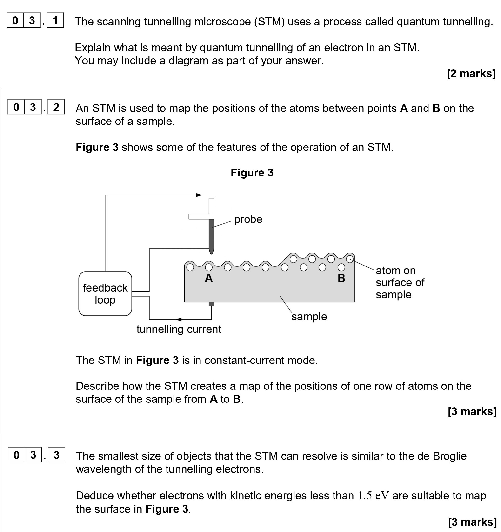 The-scanning-tunnelling-microscope-(STM)-uses-a-process-called-quantum-tunnelling-AQA-A-Level Physics-Question 3-2020-Paper 7.png