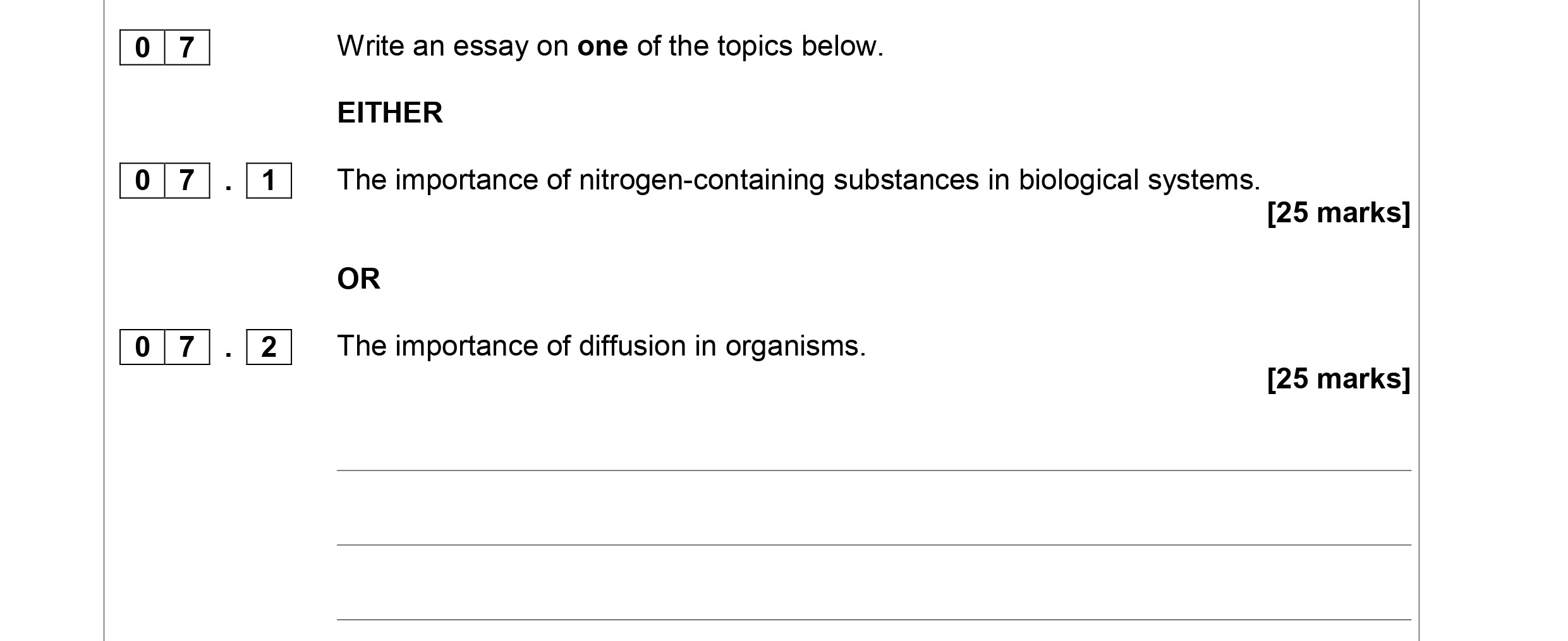 Write-an-essay-on-one-of-the-topics-below-AQA-A-Level Biology-Question 7-2017-Paper 3.png