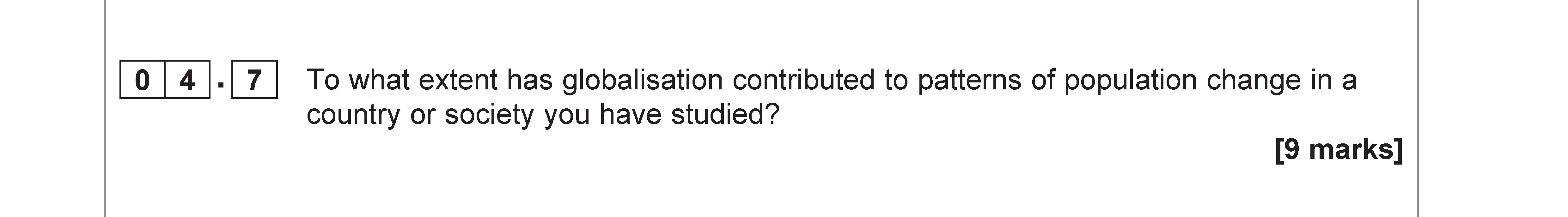 A-Level AQA Geography Globalisation: To what extent has globalisation
