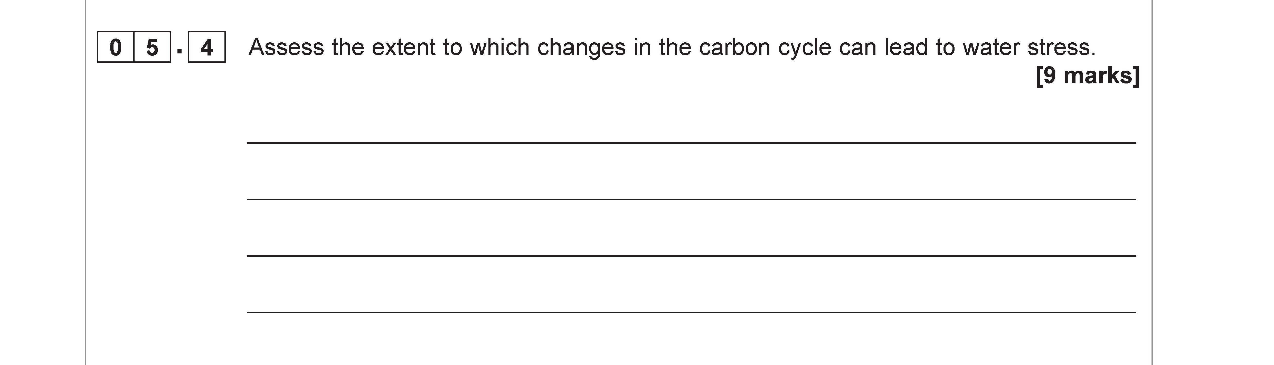 A-Level AQA Geography The Carbon Cycle: assess the extent to which ...