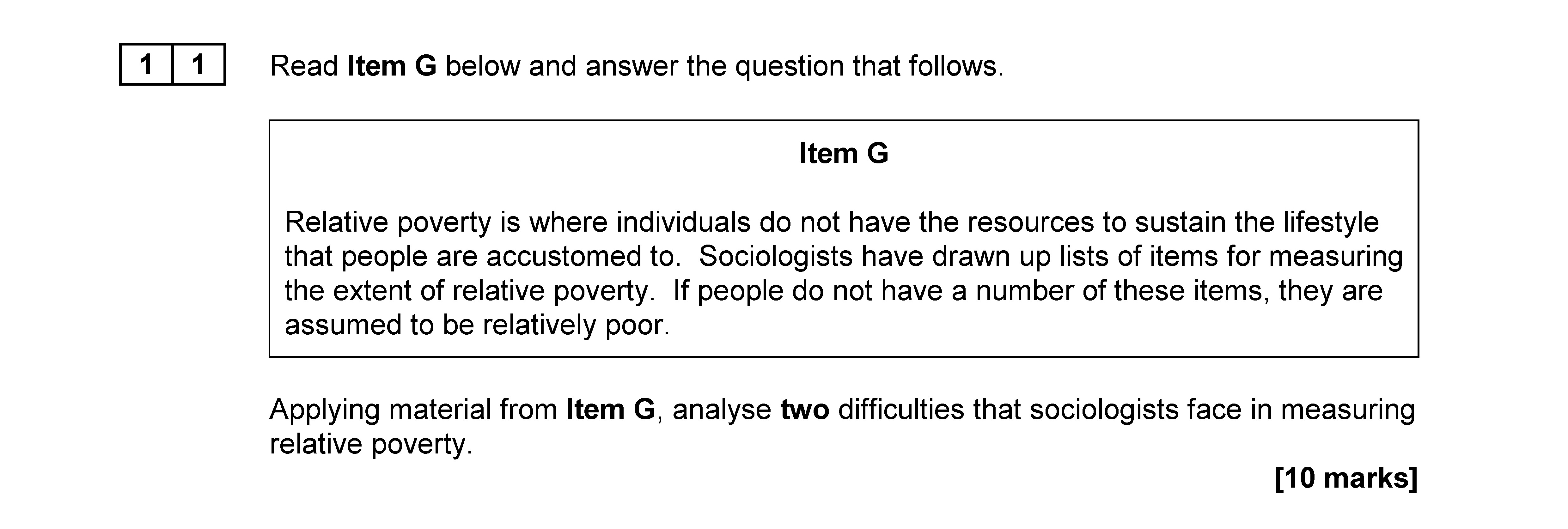 Read-Item-G-below-and-answer-the-question-that-follows-AQA-A-Level Sociology-Question 11-2018-Paper 2.png