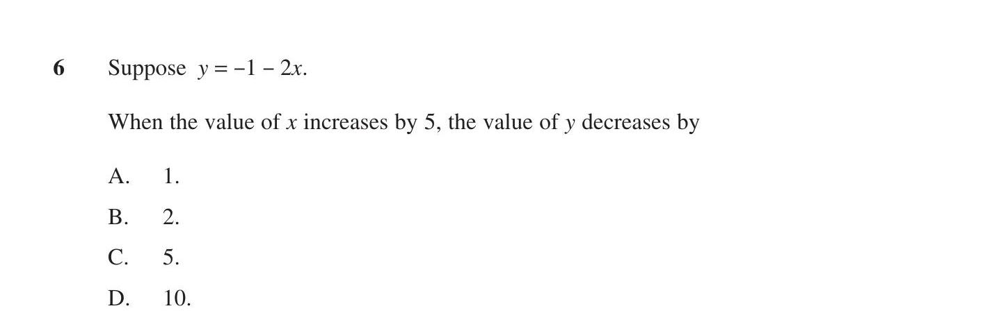 Suppose-$y-=--1---2x$-HSC-SSCE Mathematics Standard-Question 6-2020-Paper 1.png