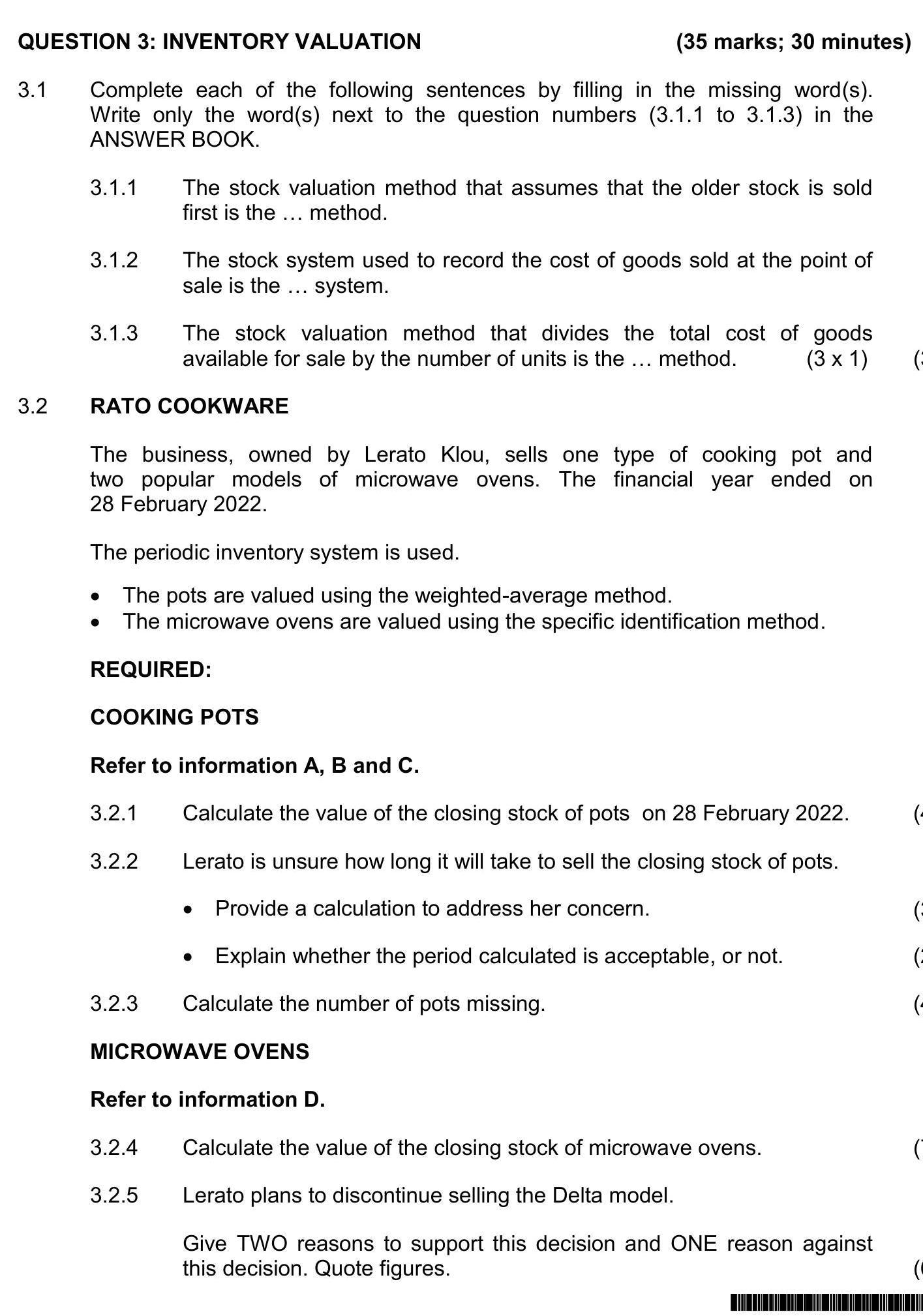 3.1-Complete-each-of-the-following-sentences-by-filling-in-the-missing-word(s)-NSC Accounting-Question 3-2022-Paper 2.png