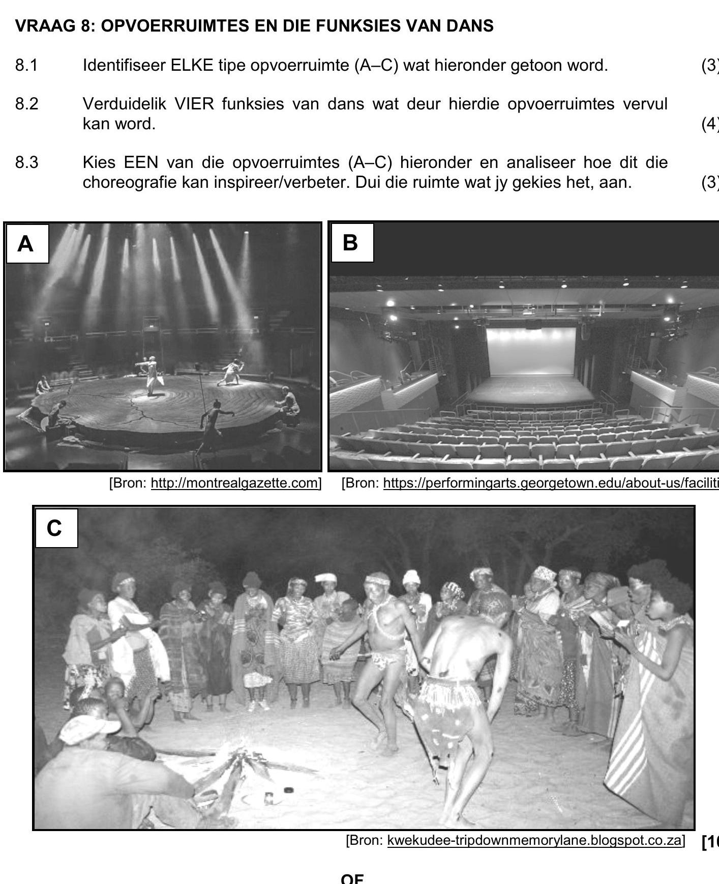 8.1-Identifiseer-ELKE-tipe-opvoerruimte-(A–C)-wat-hieronder-getoon-word-NSC Dance Studies-Question 8-2017-Paper 1.png