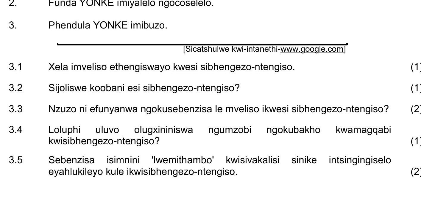 Phendula-YONKE-imbuzo-NSC IsiXhosa HL-Question 3-2018-Paper 1.png