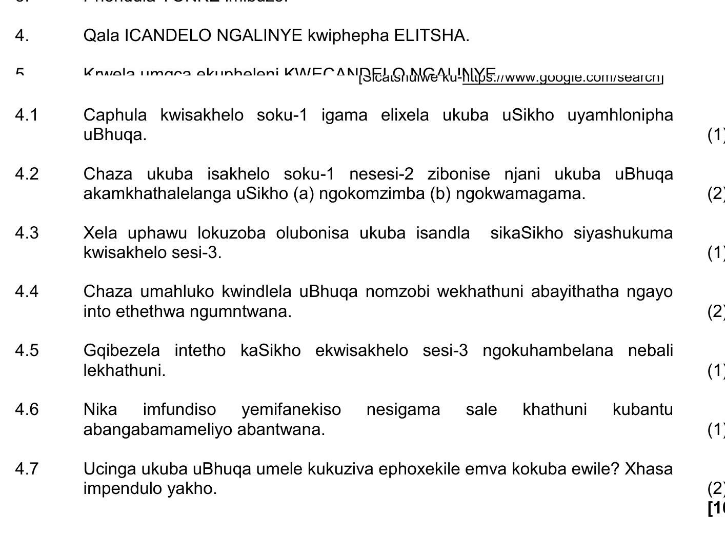 Qala-ICANDELO-NGALINYE-kwiphepha-ELITHSHA-NSC IsiXhosa HL-Question 4-2024-Paper 1.png