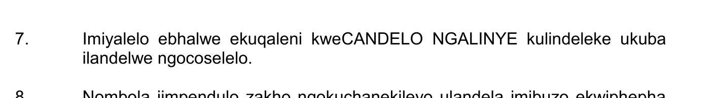 Imiyalelo-ebalwe-ekuqaleni-kweCANDLEO-NGALINYE-kulindeleke-ukuba-ilandelwe-ngocoselelo-NSC IsiXhosa HL-Question 7-2024-Paper 2.png