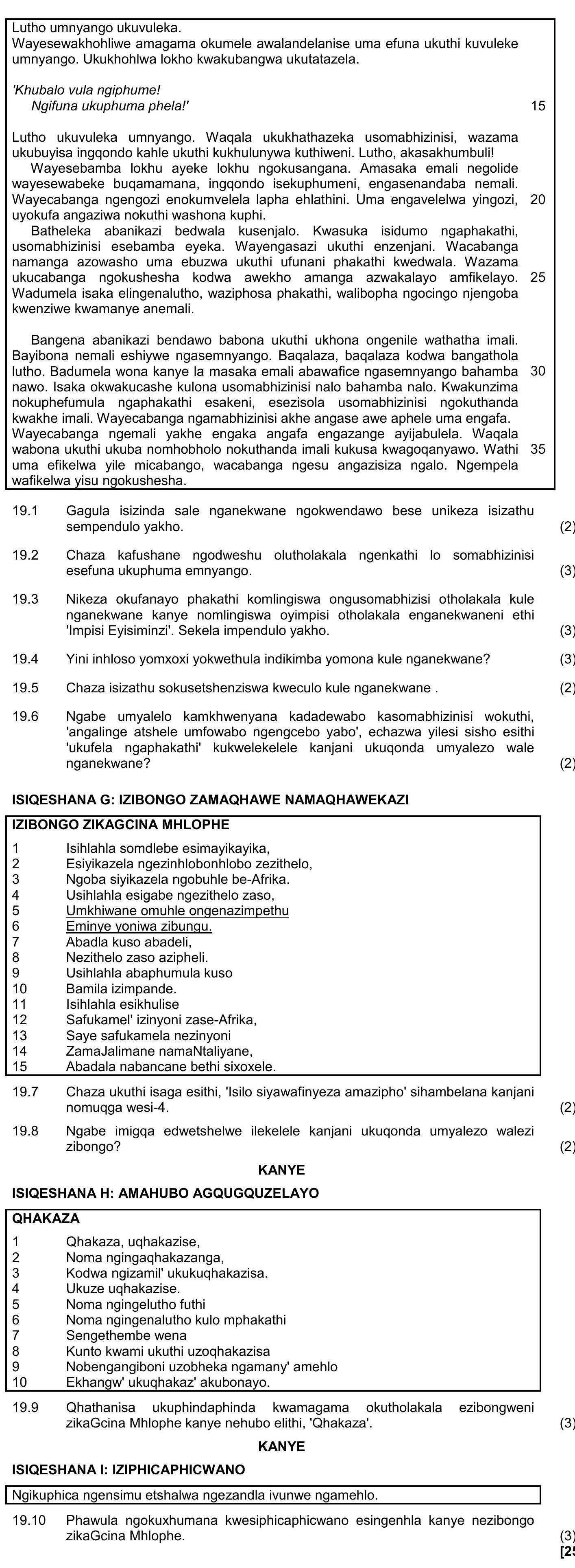Lutho-ukuvuleka-umnyango-NSC IsiZulu HL-Question 19-2018-Paper 2.png