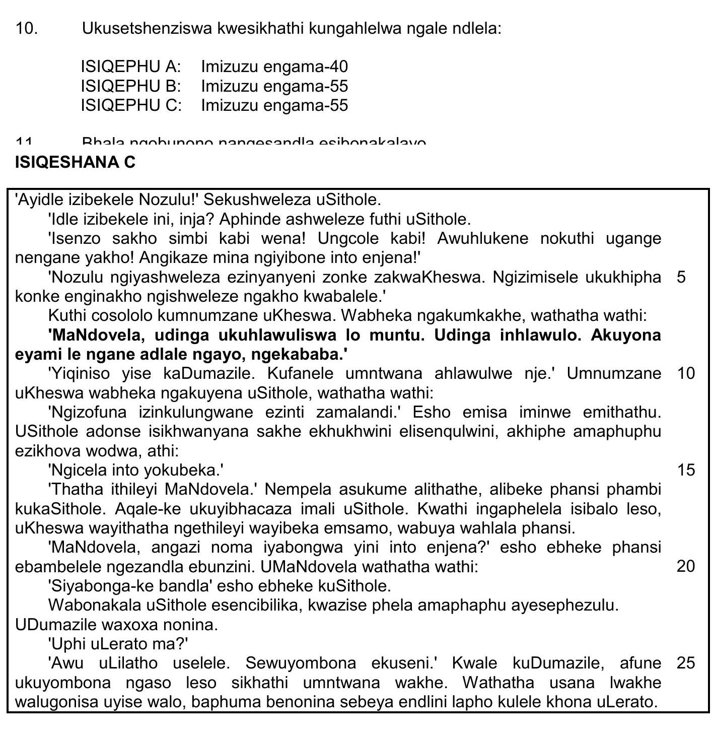 'Ayide-izibekele-Nozulu!'-Sekushwelezwa-uSithole-NSC IsiZulu HL-Question 10-2018-Paper 2.png