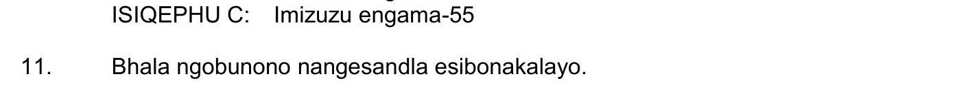 Bhala-ngobunono-nangendlela-esibonakalayo.-NSC IsiZulu HL-Question 11-2022-Paper 2.png
