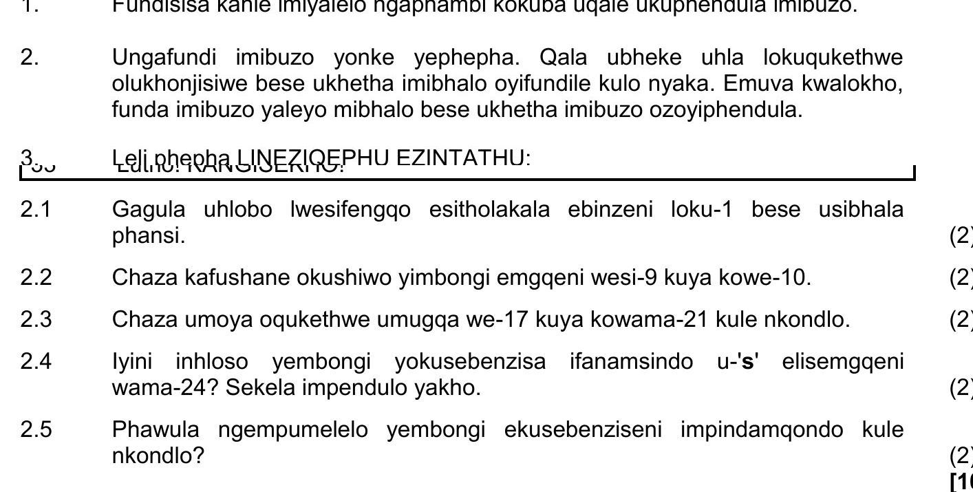 Fundisisa-kahle-imiyalo-ngaphezu-kokuba-uqeqa-ukuphendula-imibuzi-NSC IsiZulu HL-Question 2-2022-Paper 2.png