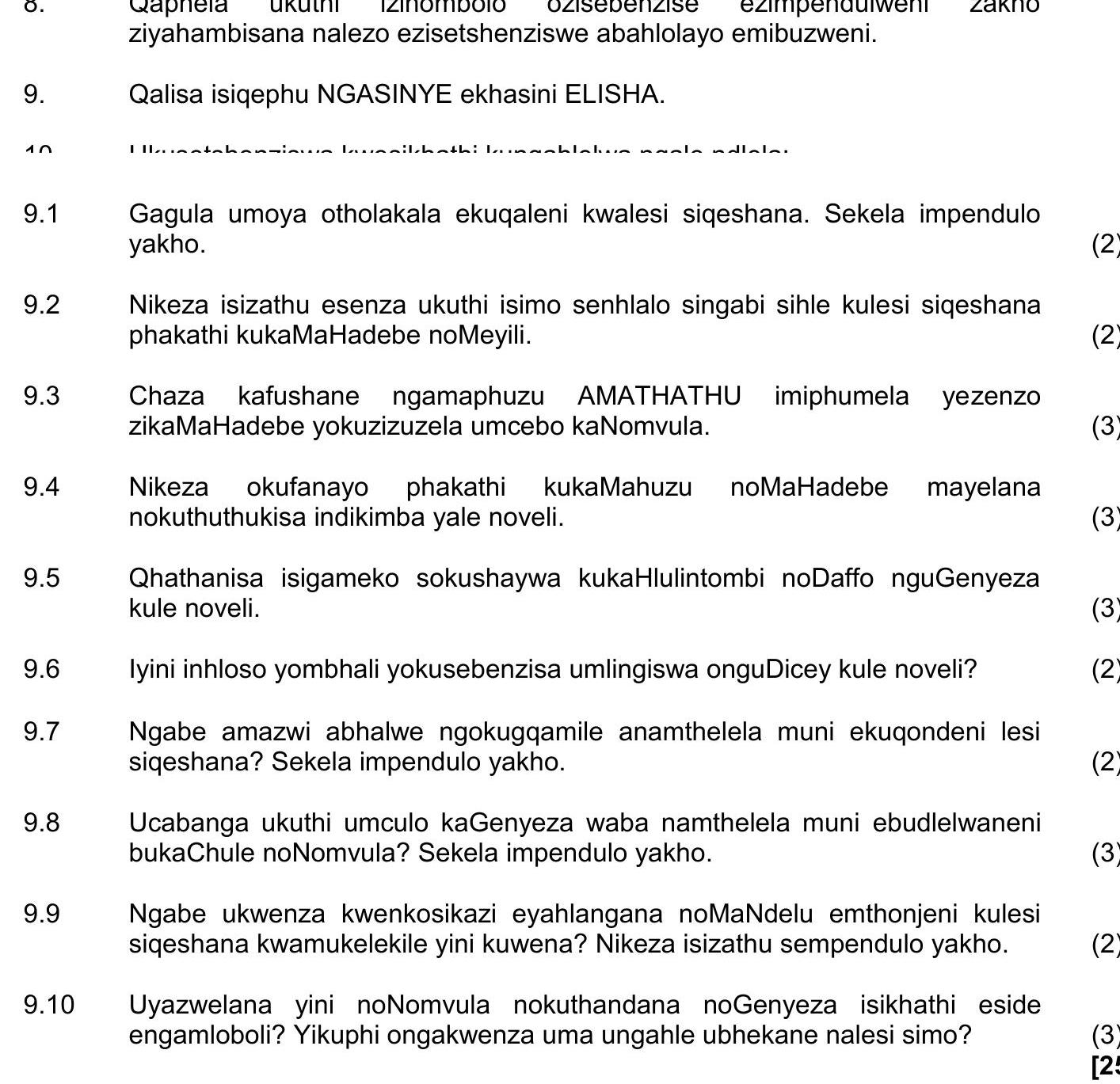 9.1-Gaqula-umoya-otholakala-ekuqalenI-kwalesi-siqeshana-NSC IsiZulu HL-Question 9-2023-Paper 2.png