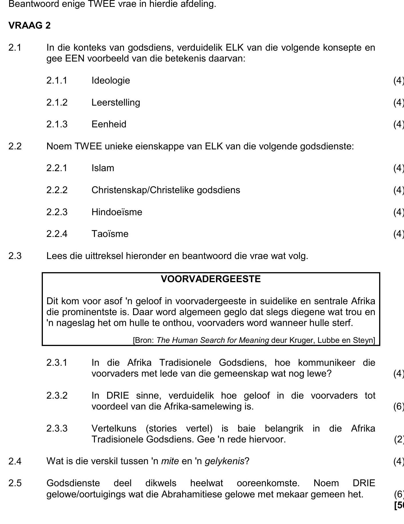2.1-In-die-konteks-van-godsdienste,-verduidlik-ELK-van-die-volgende-konsepte-en-gee-EEN-voorbeeld-van-die-betekenis-daarvan:--2.1.1-Ideologie--2.1.2-Leerstelling--2.1.3-Eenheid--2.2-Noem-TWEE-unieke-eienskappe-van-ELK-van-die-volgende-godsdienste:--2.2.1-Islam--2.2.2-Christenskap/Christelike-godsdienste--2.2.3-Hindoeïsme--2.2.4-Taoïsme--2.3-Lees-die-uittreksel-hieronder-en-antwoord-die-vrae-wat-volg-NSC Religion Studies-Question 2-2018-Paper 1.png