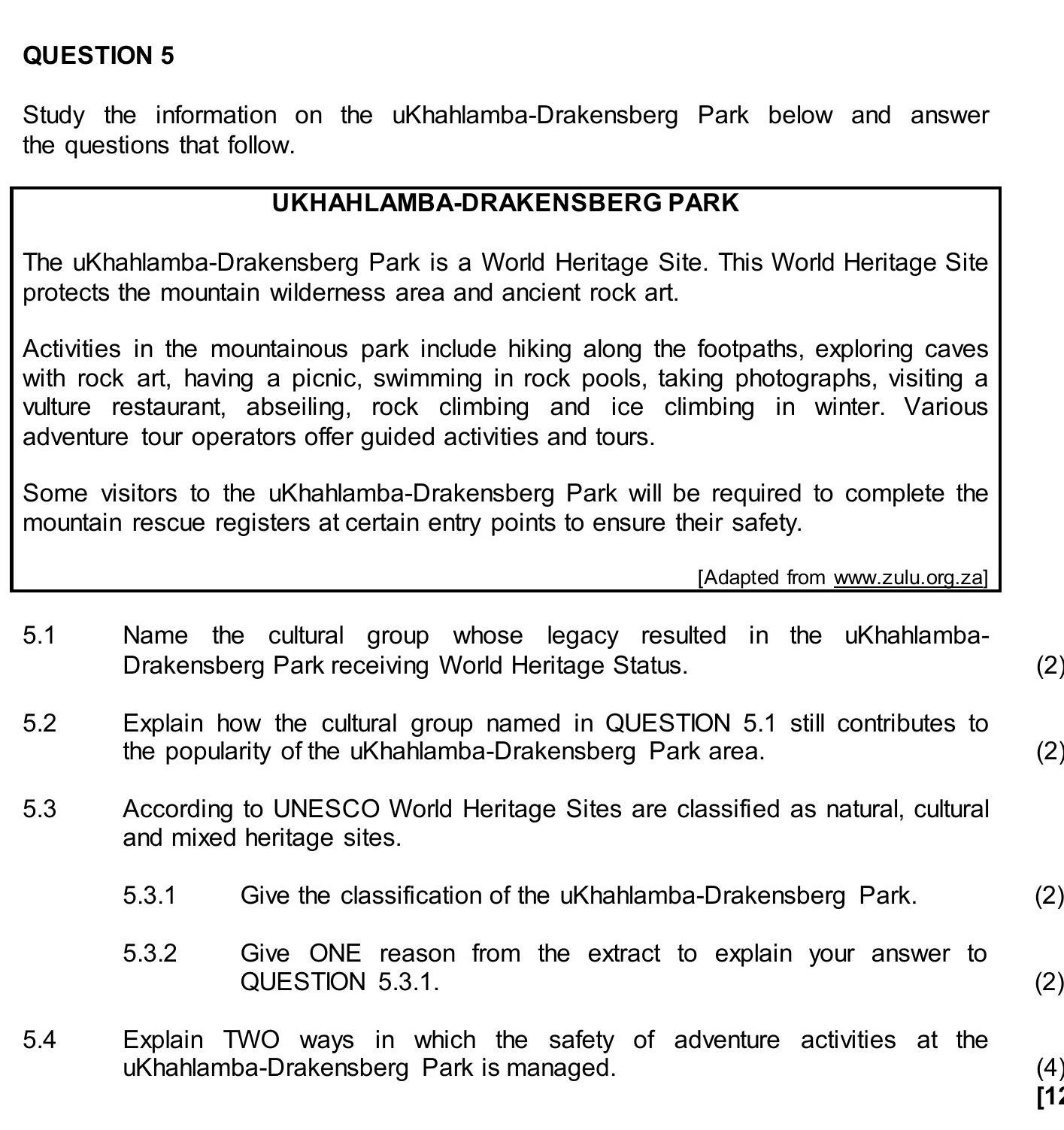 Study-the-information-on-the-uKhahlamba-Drakensberg-Park-below-and-answer-the-questions-that-follow-NSC Tourism-Question 5-2017-Paper 1.png