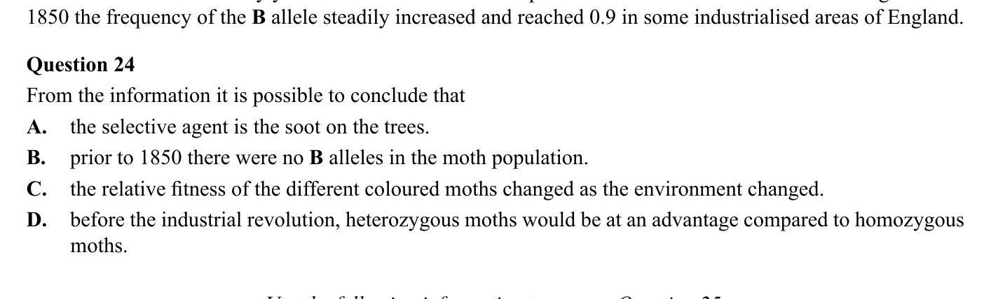 From-the-information-it-is-possible-to-conclude-that--A-VCE-SSCE Biology-Question 24-2004-Paper 1.png