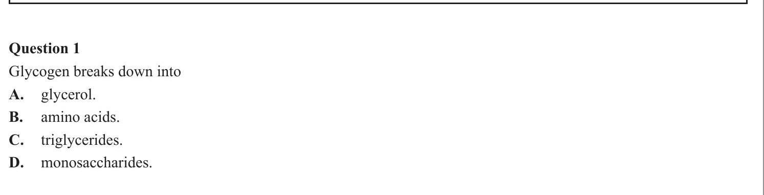 Glycogen-breaks-down-into-A-VCE-SSCE Chemistry-Question 1-2020-Paper 1.png